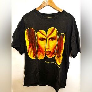 VINTAGE 1999 MARILYN MANSON rock is dead tshirt